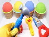 Kinetic Sand Learn Colors Ice Cream Cups Surprise Tools Surprise Toys Fun for Toddles