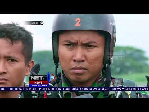 Simulasi Pasukan TNI AU Membantu Korban Bencana Yang Terisolasi -NET24
