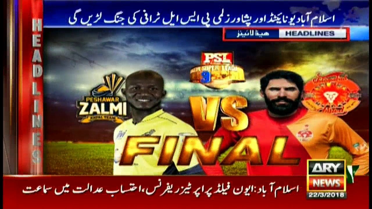 Headlines 1000 22nd March 2018
