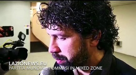 Partita Mundial, Damiano Tommasi in 'mixed zone'