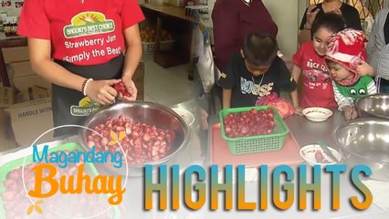 Magandang Buhay: Xia, Carlo, Jordan and Pele watch how to make strawberry jam