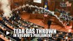 Opposition MP throw tear gas in Kosovo Parliament