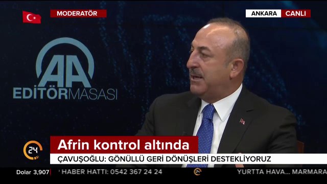 Bakan Çavuşoğlu konuşuyor
