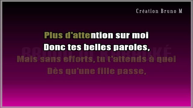 Léa Castel - Adieu les soucis KARAOKE / INSTRUMENTAL