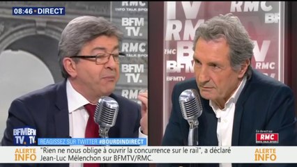Jean-Luc Mélenchon: “La dette de la SNCF a été créée et aggravée par des décisions irresponsables"