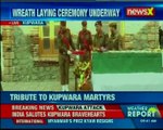 Jammu & Kashmir: Wreath laying ceremony of Policeman Deepak Thusoo underway in Srinagar