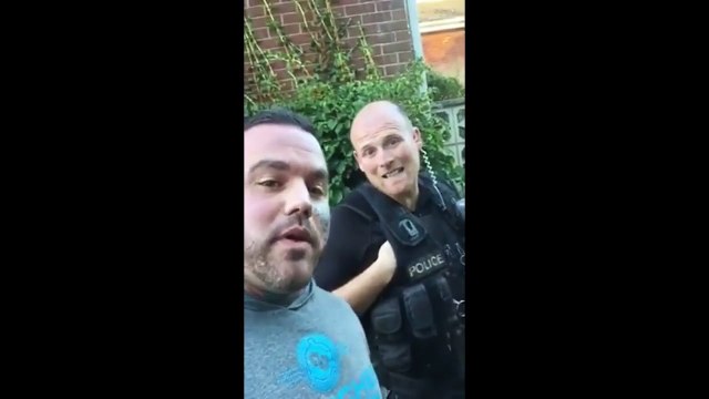 BodyBuilder Owned cops Taking His Car Away