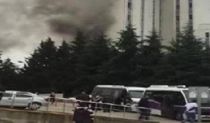 Ordu'da devlet hastanesinde yangın