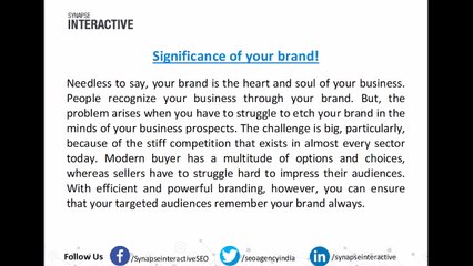 SynapseInteractive Brand Reputation Management Company