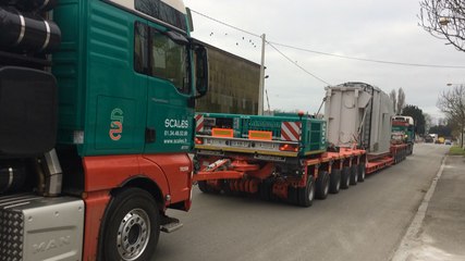 54 m de convoi exceptionnel entre Lorient et Quimper
