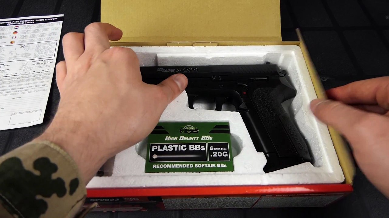 KWC/GSG Sig Sauer SP2022 Co2 NBB - Airsofttipps Review