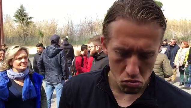 Lazio nelle scuole, Leiva ai microfoni dei cronisti