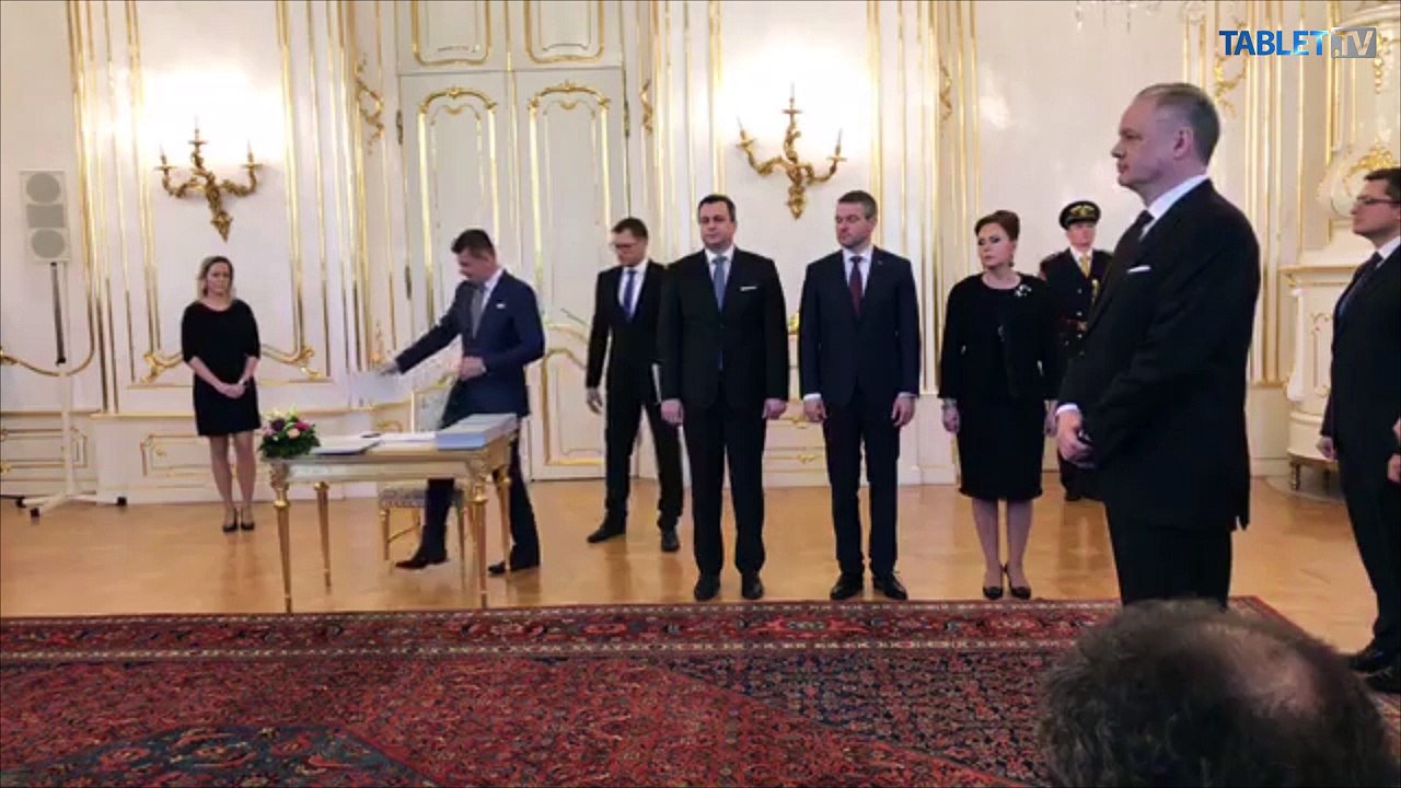 ZÁZNAM: Prezident A. Kiska vymenoval novú vládu