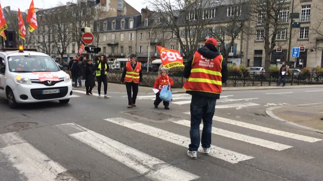 Manifestation du 22 mars à Quimper