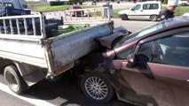 Aksaray’da kaza... 4 araç birbirine girdi