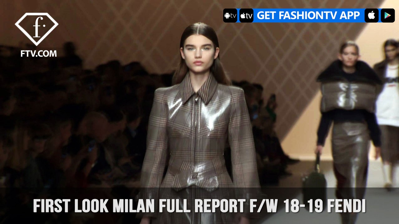 Kaia Gerber Fendi Milan Fashion Week Fall/Winter 2018-19 | FashionTV | FTV