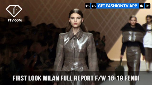 Kaia Gerber Fendi Milan Fashion Week Fall/Winter 2018-19 | FashionTV | FTV