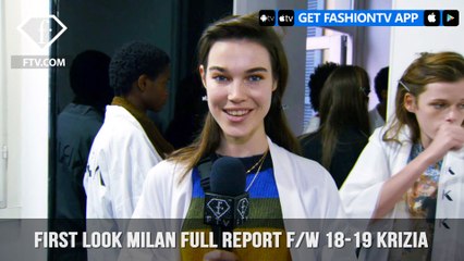 Krizia Milan Fashion Week Fall/Winter 2018-19 | FashionTV | FTV