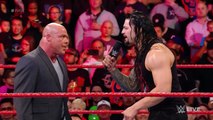 Roman Reigns is brutally ambushed by Brock Lesnar_ Raw, March 19, 2018