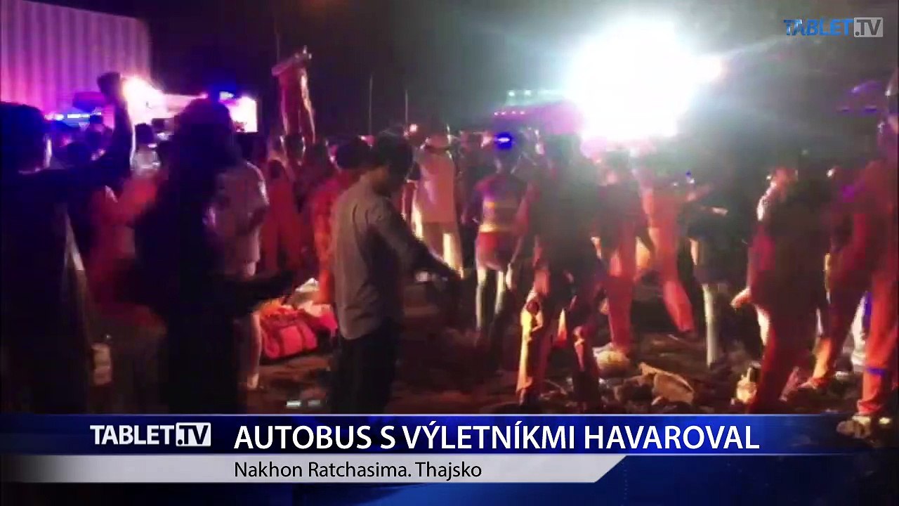 Nehoda autobusu v Thajsku si vyžiadala 18 mŕtvych a 33 sa zranených