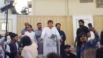 Chairman PTI Imran Khan Addressing Workers District Korangi, Karachi.
