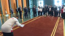 Cumhurbaşkanı Erdoğan, Down Sendromlular Futbol Milli Takımını kabul etti - ANKARA