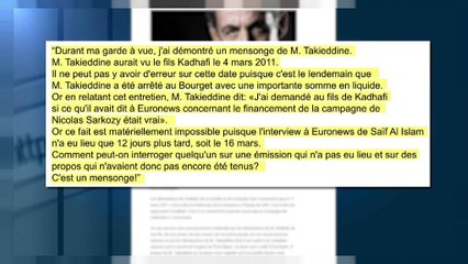 Financement libyen : Nicolas Sarkozy se défend