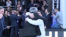 Mourinho and Maradona share a warm embrace