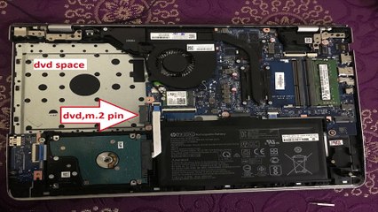 what's inside hp pavilion 15 (how to replace parts)