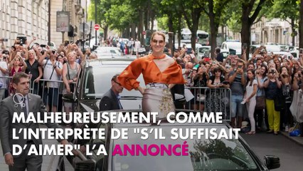 Céline Dion : Malade, elle met sa carrière entre parenthèses