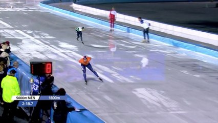 WK ALLROUND AMSTERDAM 2018 | 5000M MEN | GIOVANNINI - KRAMER