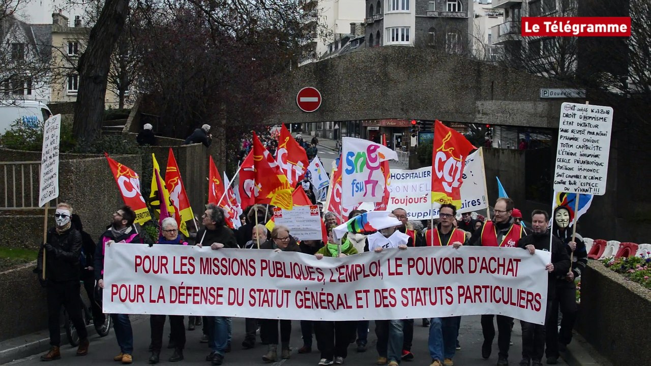 Saint-Brieuc. 3.500 personnes battent le pavé