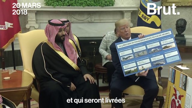 Donald Trump vend des armes à l’Arabie Saoudite et le montre