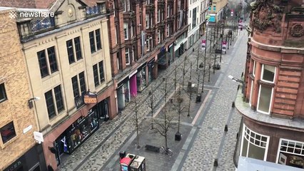 Firefighters tackle blaze in Glasgow city centre