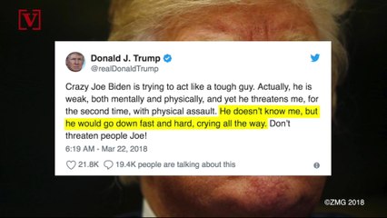 President Trump: 'Crazy Joe Biden Is Trying To Act Like A Tough Guy'