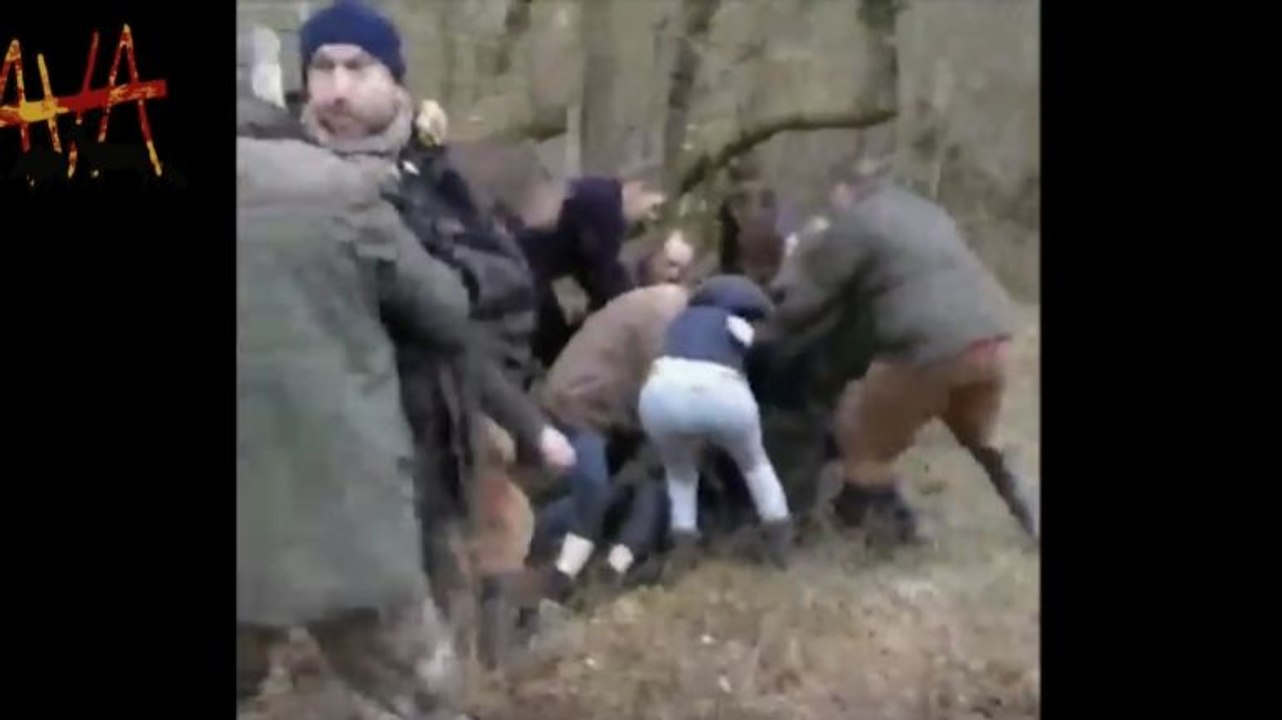 Affrontements en marge d'une chasse à courre