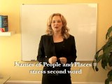 The American Accent Course - 50 Rules You Must Know 12 - Rule 11 - Names of Places and People