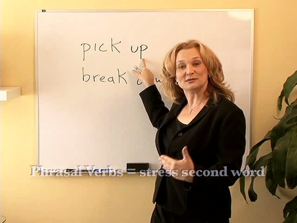 The American Accent Course - 50 Rules You Must Know 11 - Rule 10 - Rules for Stressing Phrasal Verbs