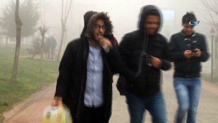 Kocaeli’de yoğun sis... Görüş mesafesi 10 metreye kadar düştü