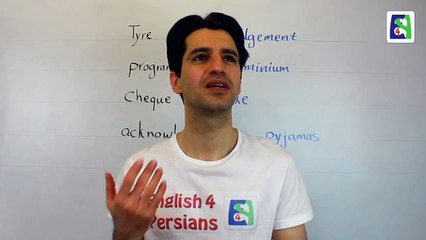 American Vs British spelling Part 4 تفاوتهای املایی