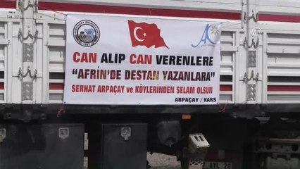Arpaçay'dan Mehmetçik'e Destek