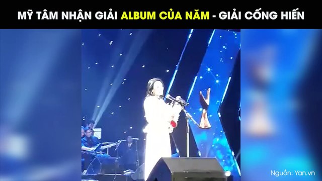Mỹ Tâm nhận giải Album của năm - giải Cống hiến