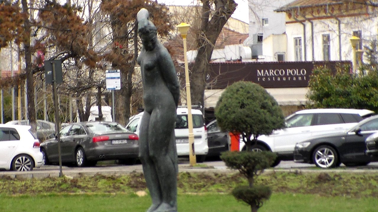 Youth statue