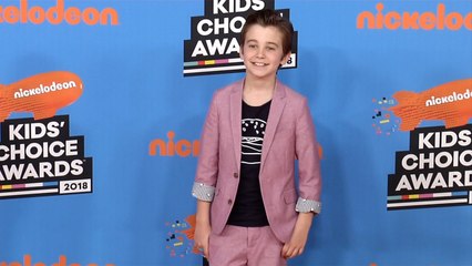 Parker Bates 2018 Kids' Choice Awards Orange Carpet