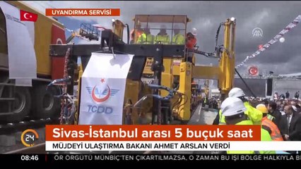 Ulaştırma Bakanı Ahmet Arslan müjdeyi verdi