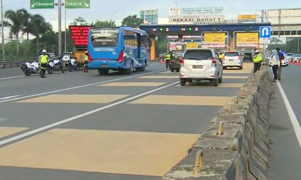 Ganjil-Genap di Pintu Tol Bekasi Resmi Mulai Diberlakukan