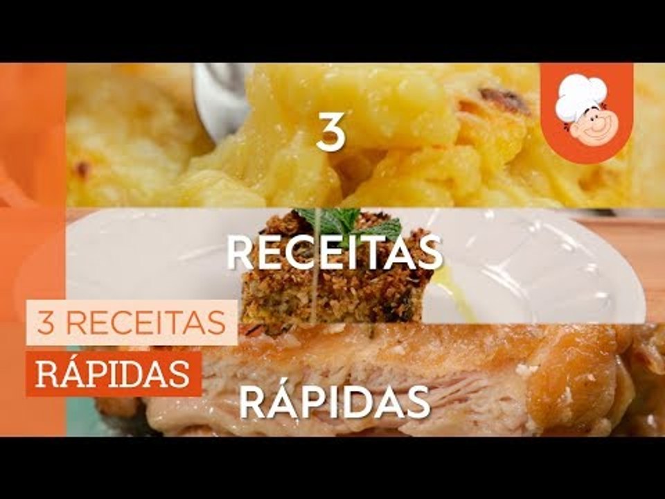3 receitas rápidas — Receitas TudoGostoso