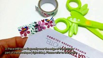 How To Make An Easy Bookmark With Washi - DIY Crafts Tutorial - Guidecentral