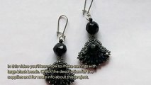 How To Make Earrings With Large Black Beads - DIY Crafts Tutorial - Guidecentral