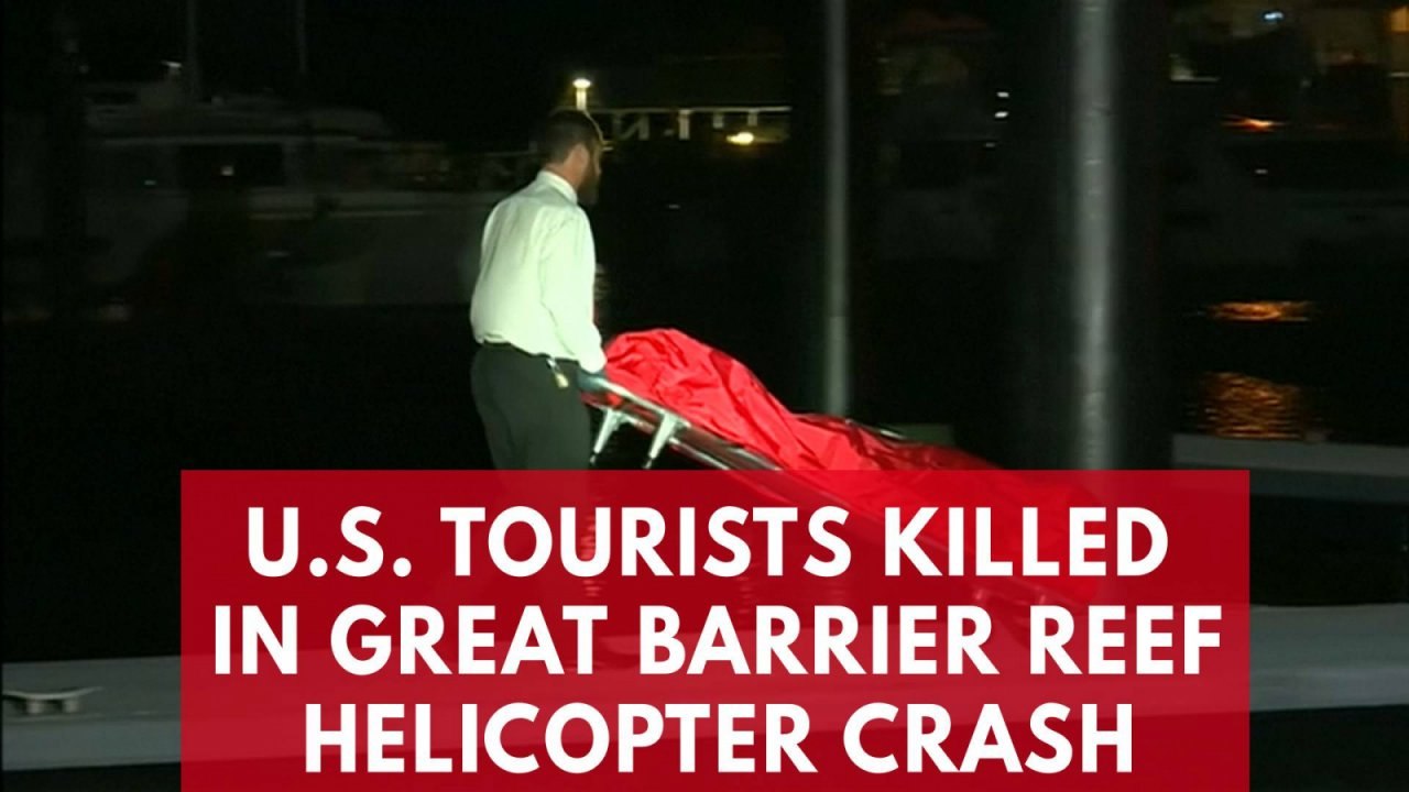 Two U.S. tourists killed in Great Barrier Reef helicopter crash